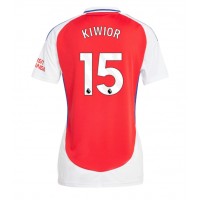 Camisa de time de futebol Arsenal Jakub Kiwior #15 Replicas 1º Equipamento Feminina 2024-25 Manga Curta